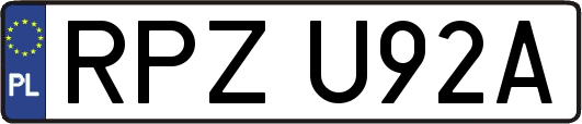 RPZU92A