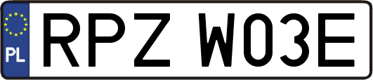 RPZW03E