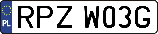 RPZW03G