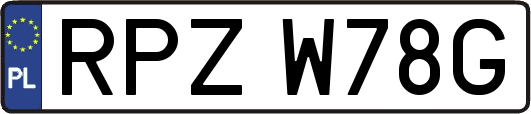 RPZW78G