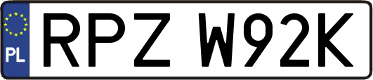 RPZW92K