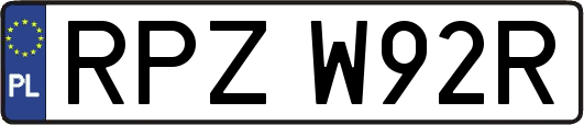 RPZW92R