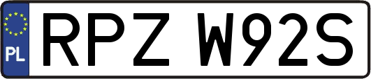 RPZW92S