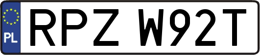 RPZW92T