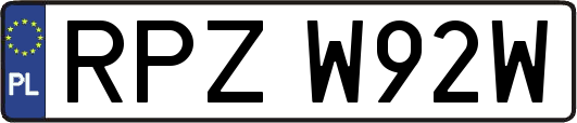 RPZW92W