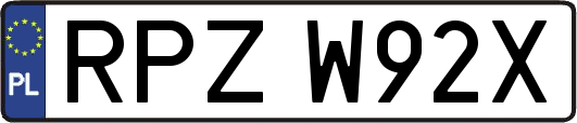 RPZW92X