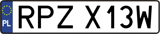 RPZX13W