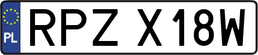 RPZX18W