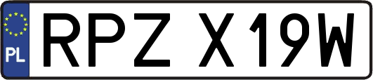 RPZX19W