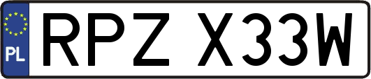 RPZX33W