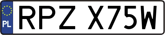 RPZX75W