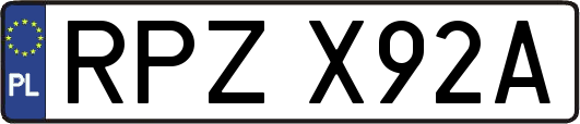 RPZX92A