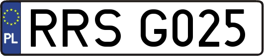 RRSG025