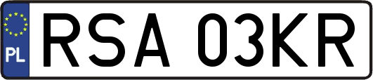 RSA03KR