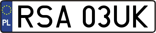 RSA03UK