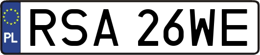 RSA26WE