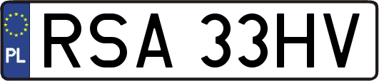 RSA33HV