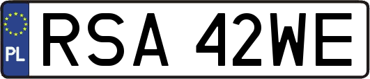 RSA42WE