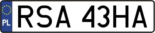 RSA43HA