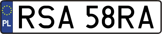 RSA58RA