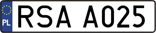 RSAA025