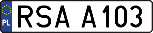 RSAA103