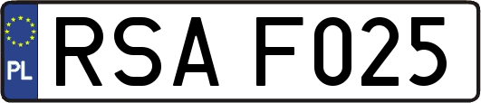 RSAF025