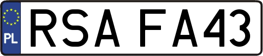 RSAFA43