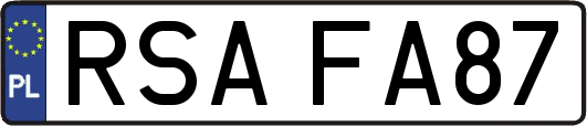 RSAFA87