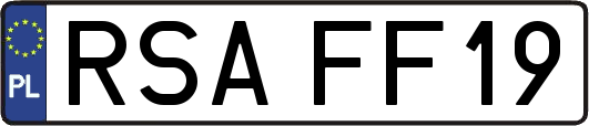 RSAFF19