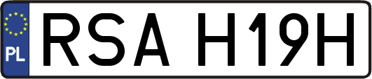 RSAH19H