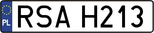 RSAH213
