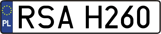 RSAH260