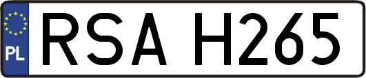RSAH265