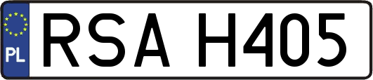 RSAH405