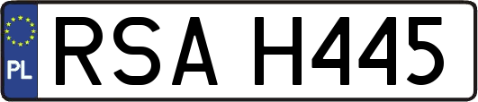 RSAH445