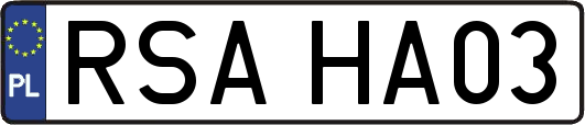 RSAHA03
