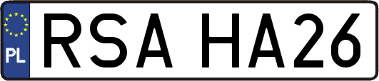 RSAHA26
