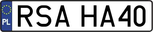 RSAHA40