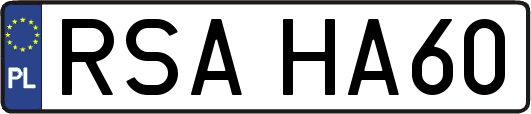 RSAHA60