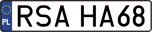 RSAHA68