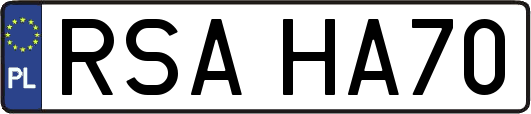 RSAHA70