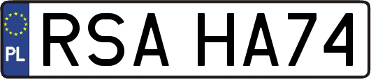 RSAHA74