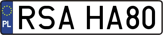 RSAHA80