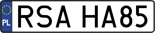 RSAHA85
