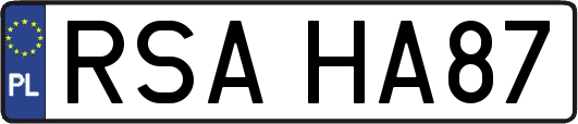 RSAHA87