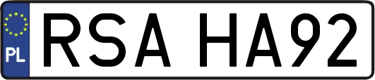 RSAHA92