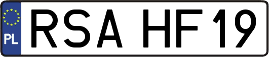 RSAHF19