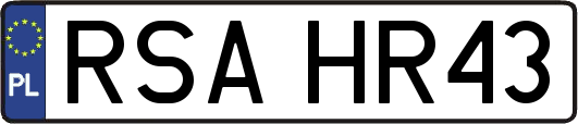RSAHR43