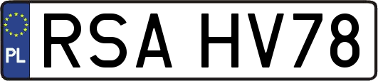 RSAHV78
